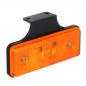 Mobile Preview: 1 LED Begrenzungsleuchte 12V - 24V mit Halterung Orange EEK A++