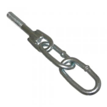 1 Abschleppöse M16 mit Zugring Kette