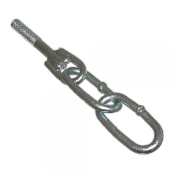 1 Abschleppöse M16 mit Zugring Kette