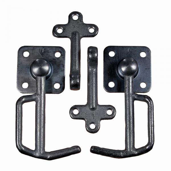 4tlg. Klapphaken & Einfallöse Set XL 2.Wahl